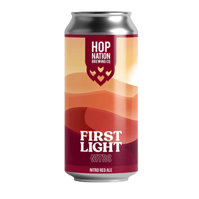 Hop Nation First Light Nitro Red Ale 440ml Can