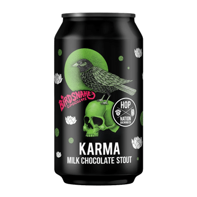 Hop Nation x Birdsnake Karma Milk Chocolate Stout 375ml Can