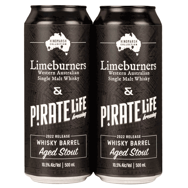 Pirate Life /Limeburners 2022 Whisky Barrel Aged Imperial Stout 500ml Can Twin Pack