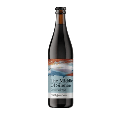 Maltgarden The Middle Of Silence 2021 Edition Peanut Butter & Coffee Imperial Milk Stout 500ml Bottle