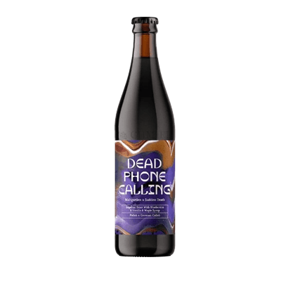 Maltgarden x Sudden Death Dead Phone Calling Blueberry, Vanilla & Maple Imperial Stout 500ml Bottle