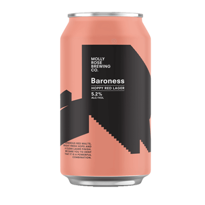 Molly Rose Baroness Hoppy Red Lager 375ml Can