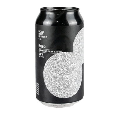Molly Rose Kuro Japanese Dark Lager 375ml Can