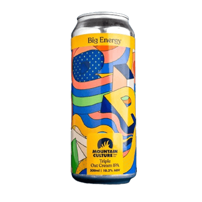 Mountain Culture Big Energy Triple Oat Cream IPA 500ml Can