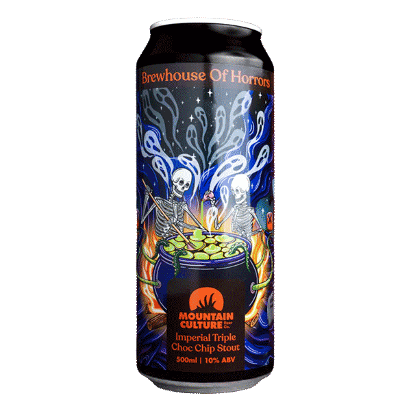 Mountain Culture Brewhouse Of Horror Imperial Triple Choc Chip Stout 500ml Can