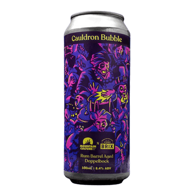 Mountain Culture Cauldron Bubble Rum Barrel Aged Doppelbock 500ml Can