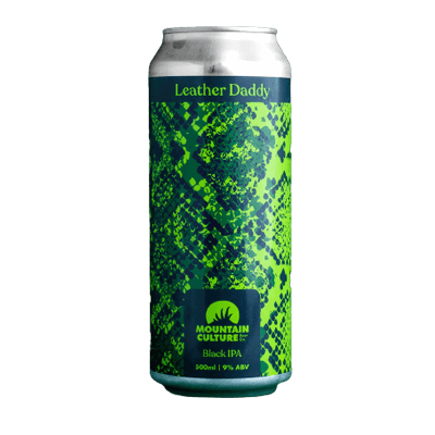 Mountain Culture Leather Daddy Black IPA 500ml Can