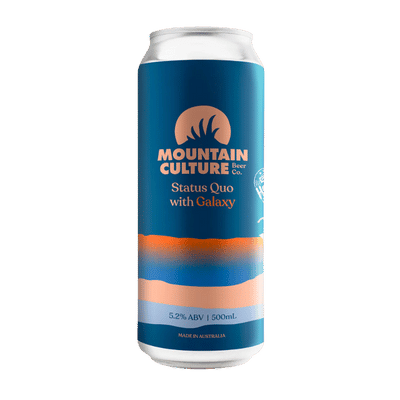 Mountain Culture Status Quo With Galaxy Hazy Pale Ale 500ml Can