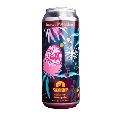 Mountain Culture Tucker Munchies NEIPA with Emu Apples 500ml Can