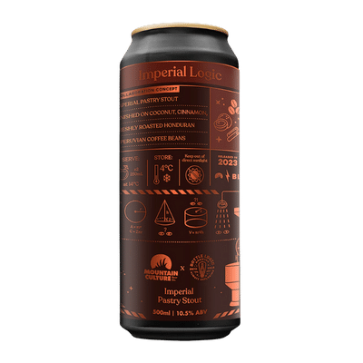 Mountain Culture x Bottle Logic Imperial Logic Imperial Pastry Stout 500ml Can