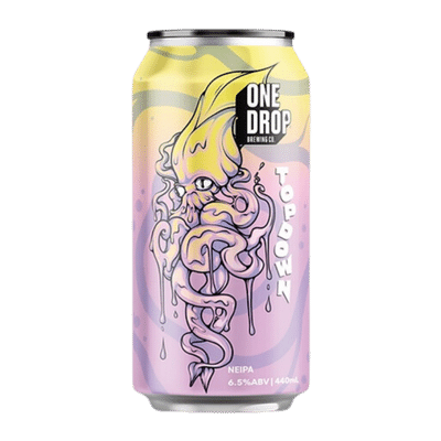 One Drop Top Down NEIPA 440ml Can
