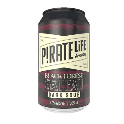 Pirate Life Black Forest Gateau Dark Sour 355ml Can