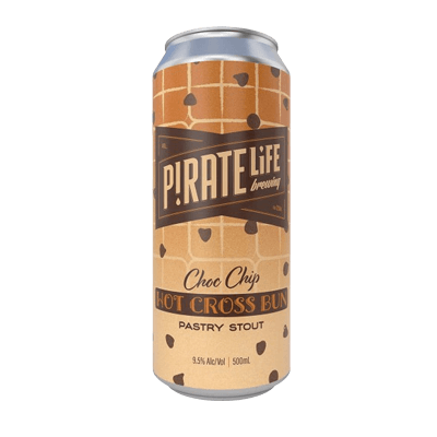 Pirate Life Choc Chip Hot Cross Bun Pastry Stout 500ml Can
