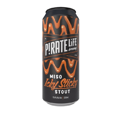 Pirate Life Miso Icky Sticky Stout 500ml Can