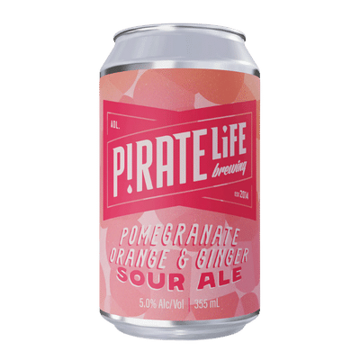 Pirate Life Pomegranate, Orange & Ginger Sour 355ml Can