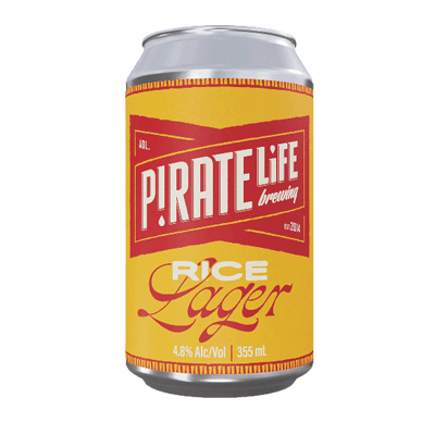 Pirate Life Rice Lager 355ml Can