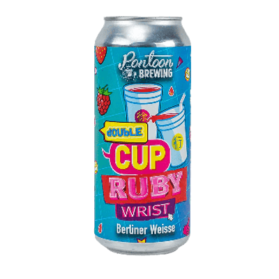 Pontoon Brewing Double Cup Ruby Wrist Berliner Weisse 473ml Can