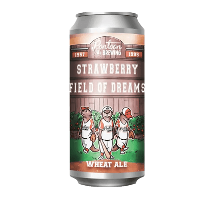 Pontoon Brewing Strawberry Field of Dreams Wheat Ale 473ml Can