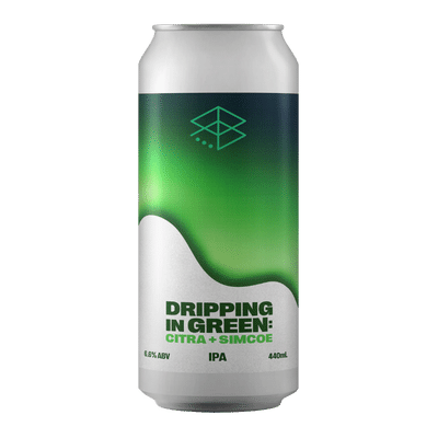 Range Dripping In Green: Citra & Simcoe DDH IPA 440ml Can