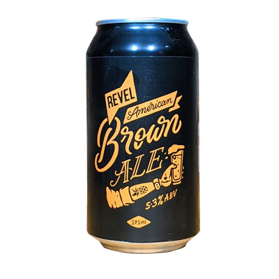 Revel American Brown Ale 375ml Can