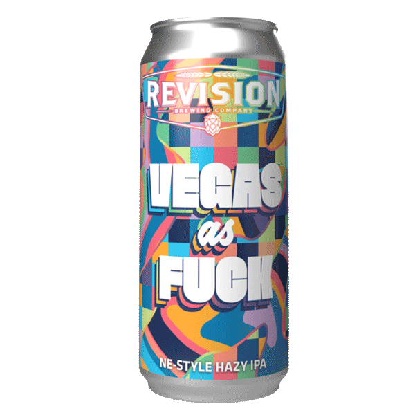 Revision Vegas As Fuck NE-Style Hazy IPA 473ml Can