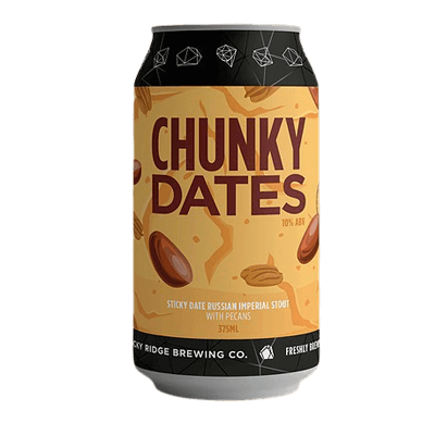 Rocky Ridge Chunky Dates Imperial Stout 375ml Can