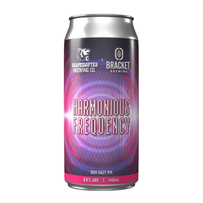 Shapeshifter x Bracket Harmonious Frequency DDH Hazy IPA 440ml Can