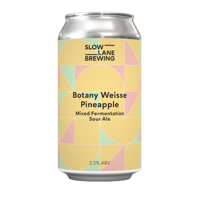Slow Lane Botany Weisse Pineapple Sour Ale 375ml Can