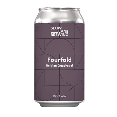 Slow Lane Fourfold Belgian Quadrupel 375ml Can