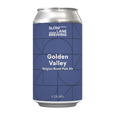 Slow Lane Golden Valley Belgian Brett Pale Ale 375ml Can