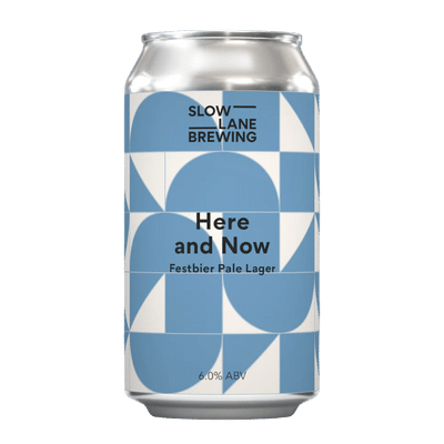 Slow Lane Here and Now Festbier Pale Lager 375ml Can