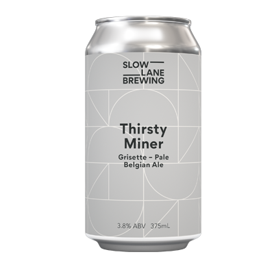 Slow Lane Thirsty Miner Grisette Pale Belgian Ale