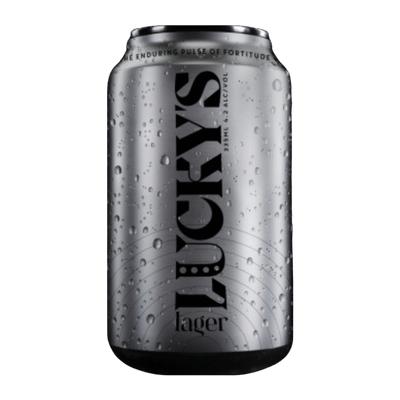 Soapbox Lucky's Lager 355ml Can