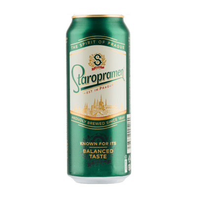 Staropramen Premium Czech Lager 500ml Can