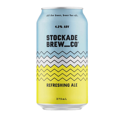 Stockade Refreshing Ale 375ml Can