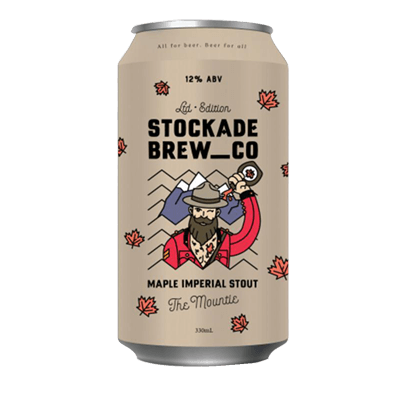 Stockade The Mountie Maple Imperial Stout 375ml Can