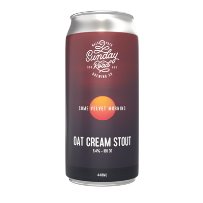 Sunday Road Some Velvet Morning Oat Cream Stout 440ml Can