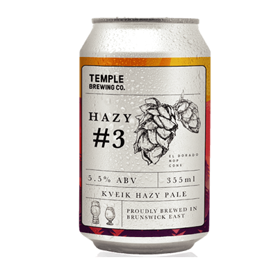 Temple Hazy #3 Kviek Hazy Pale Ale