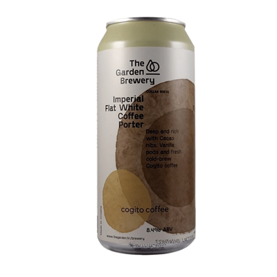 The Garden Imperial Flat White Coffee Porter 440ml Can