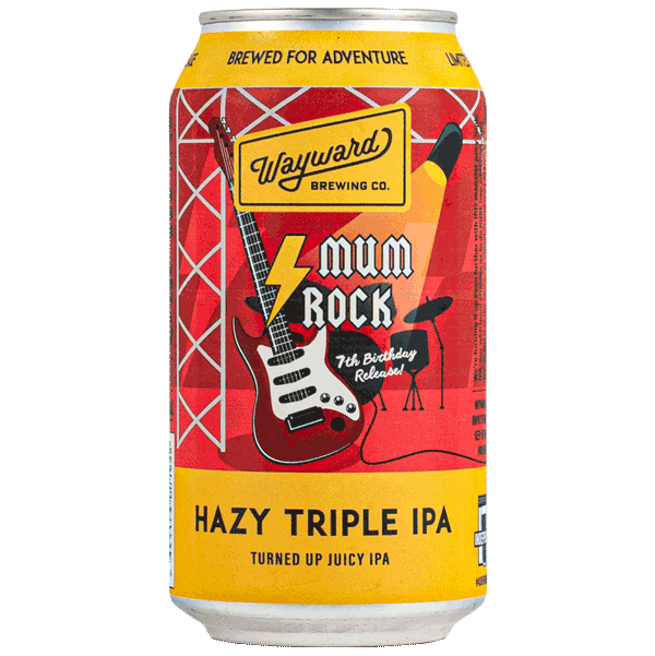 Wayward Mum Rock Hazy Triple IPA 375ml Can
