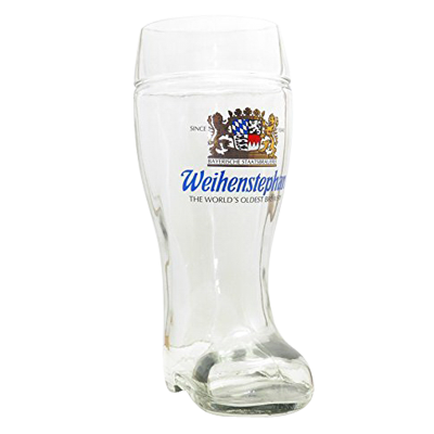 Weihenstephaner German Beer Boot Glass 1 Litre