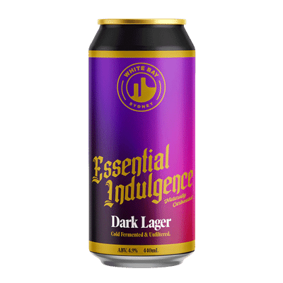 White Bay Essential Indulgence Dark Lager 440ml Can