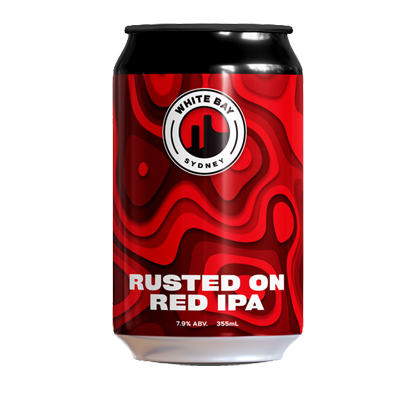White Bay Rusted On 2.0 Red IPA 355ml Can