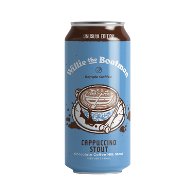 Willie The Boatman Cappuccino Stout Chocolate Coffee Nitro Milk Stout 440ml Can