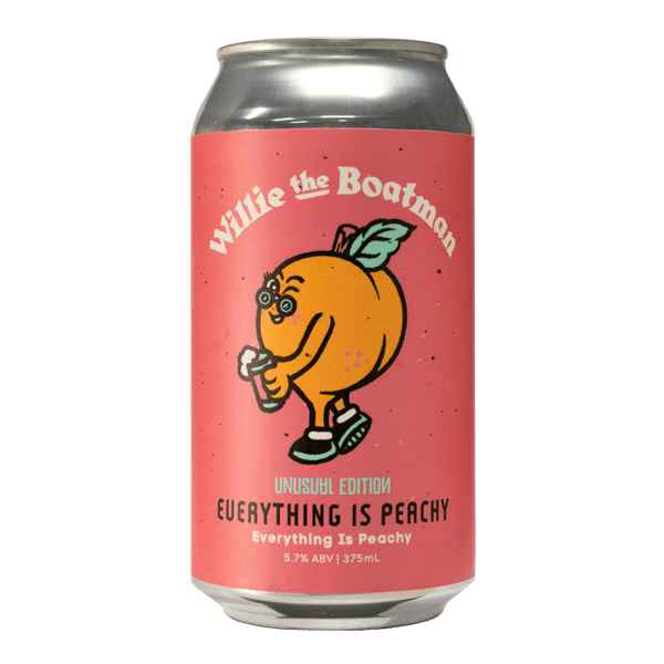 Willie The Boatman Everything Is Peachy Dry Hopped Peach Kettle Sour 375ml Can