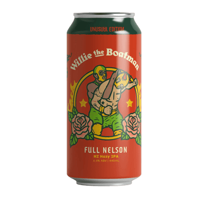 Willie The Boatman Full Nelson NZ Hazy IPA 440ml Can