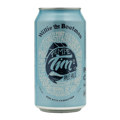 Willie The Boatman Tempe Tim Pale Ale 375ml Can