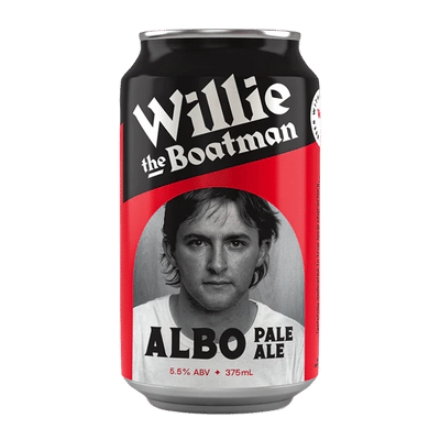 Willie the Boatman Albo Pale Ale 375ml Can