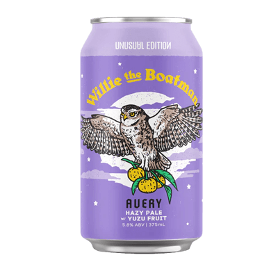 Willie the Boatman Avery Yuzu Hazy Pale 375ml Can