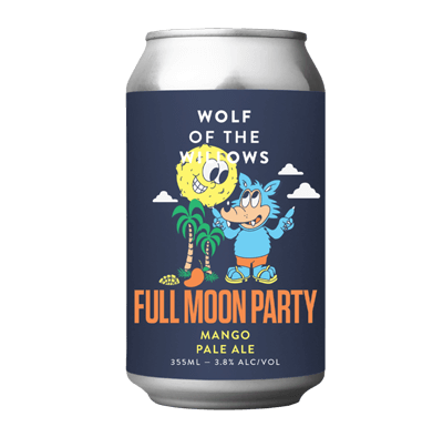 Wolf of the Willows Full Moon Party Mango Pale Ale 355ml Can